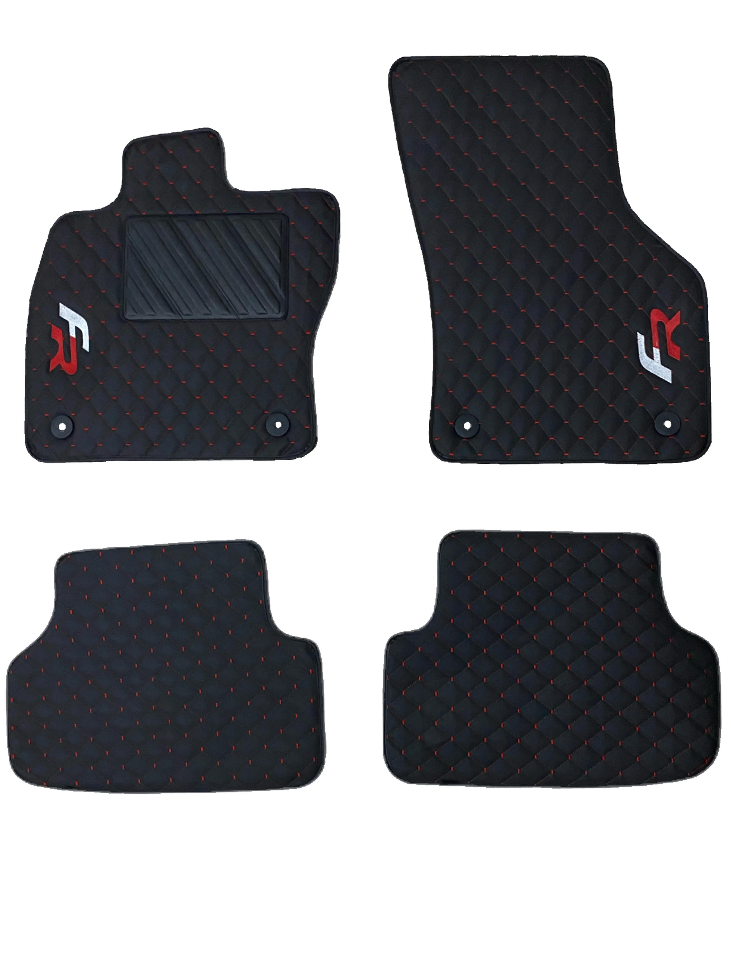 

Luxury Car Leather Floor Mats for Seat Models Leon biza Ateca Altea Toledo