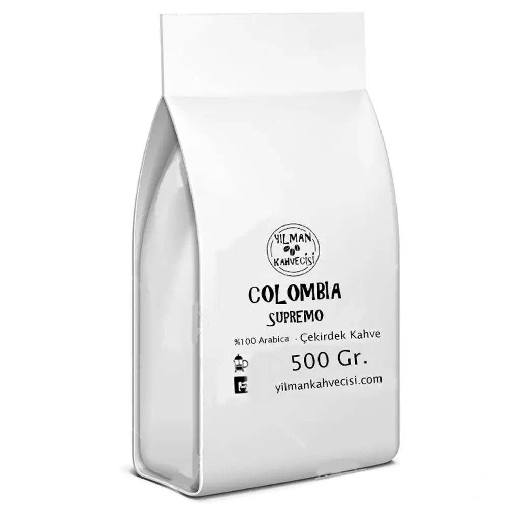Кофейные зерна Yılman Kahvecisi % 100 Arabica Colombia Supremo свежежареные целые и зерно 250/500/г | Дом