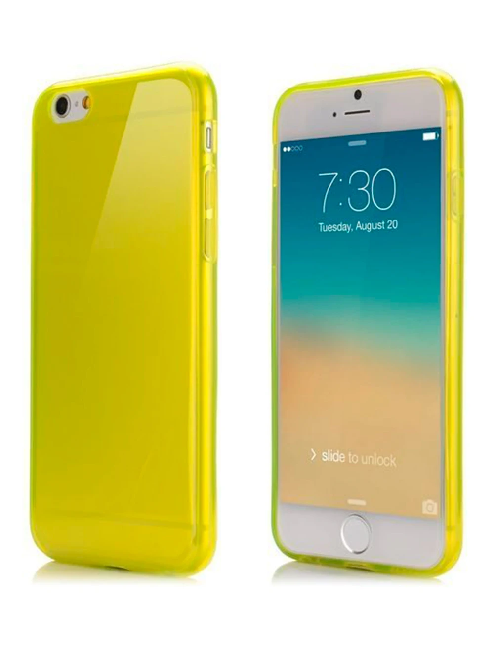 Чехол накладка силиконовая для Apple iPhone 6/6S прозрачная|Бамперы| |