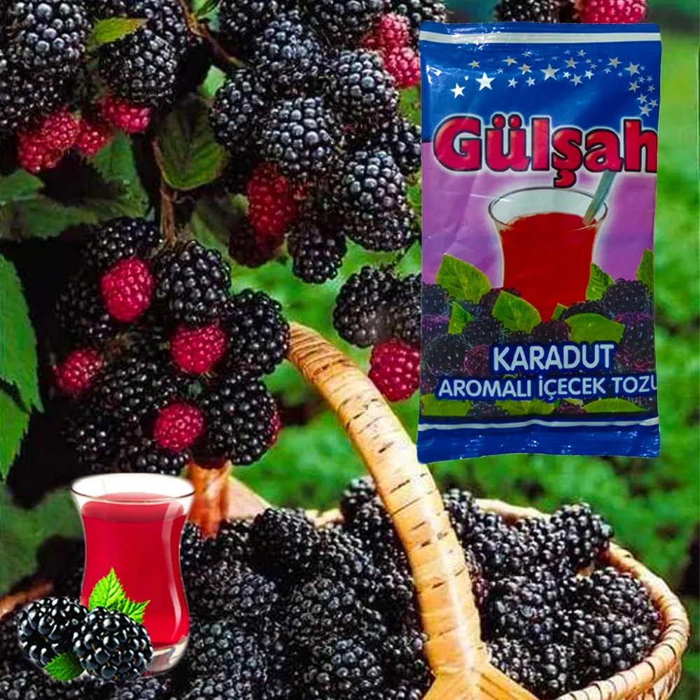 

Black mulberry powder Turkish tea free shipping delicious 300 gr - 1.800 gr tea powder with water healty made in Turkey g-1060