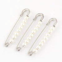 pearl brooch safety pins large kilt skirt blanket shawl safety pins charm jewelry apparel accessories diy sewing 85mm