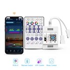 Светодиодный контроллер для светодиодной ленты, DC 5в-24в, совместим с Amazon Alexa и Google Home Magic Home, SPI, Wi-Fi, приложение для iOSAndroid