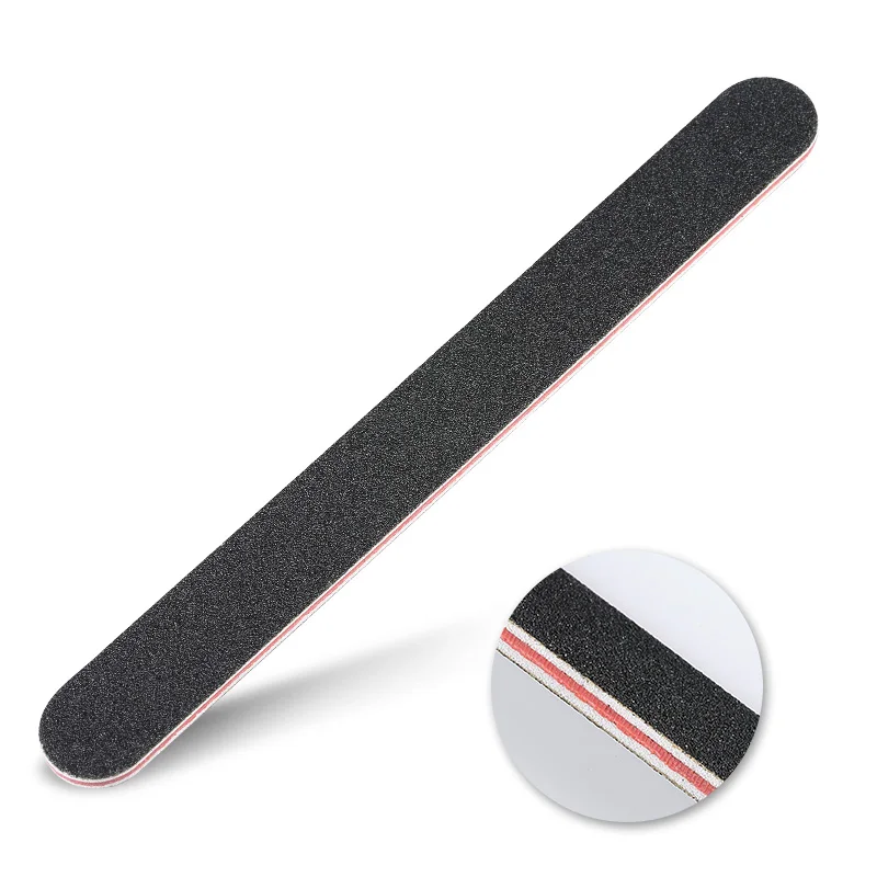 

5pcs Nail File Profession Strong Thick Nail Buffer Sandpaper Sanding 100/180 Pedicure Nail Art UV Gel Polisher Nail Tool