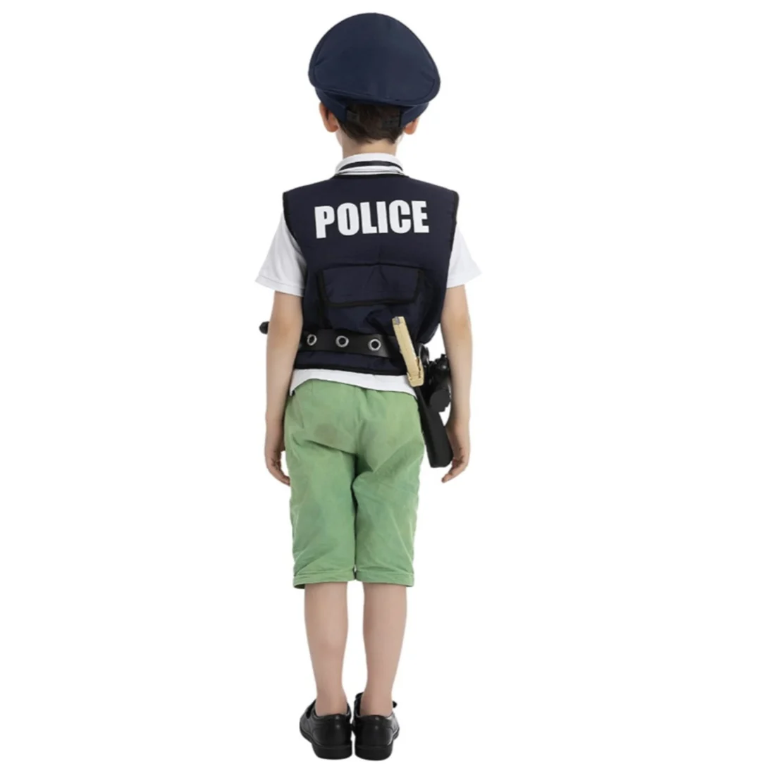 _ Детский наряд для мальчиков полицейские костюмы идеальный жилет и аксессуары