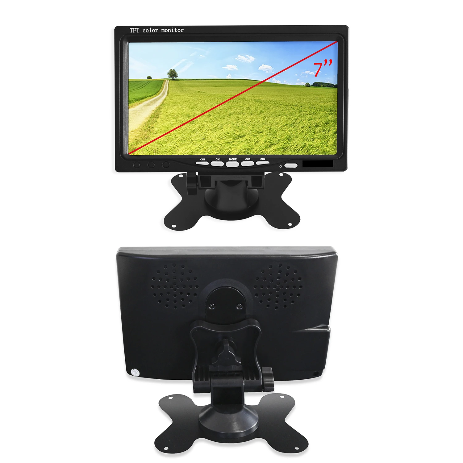 Комплект заднего вида камера с ЖК экраном Quad TFT 7 &quot+ для парковки SL505B| |