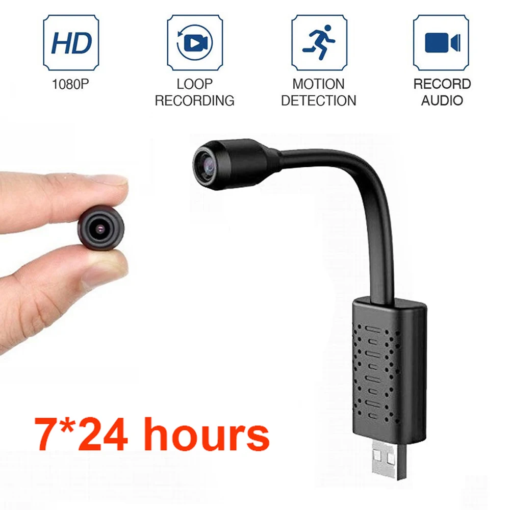 Мини камера HD 1080P с USB видеорегистратор Спортивная видеокамера детектором