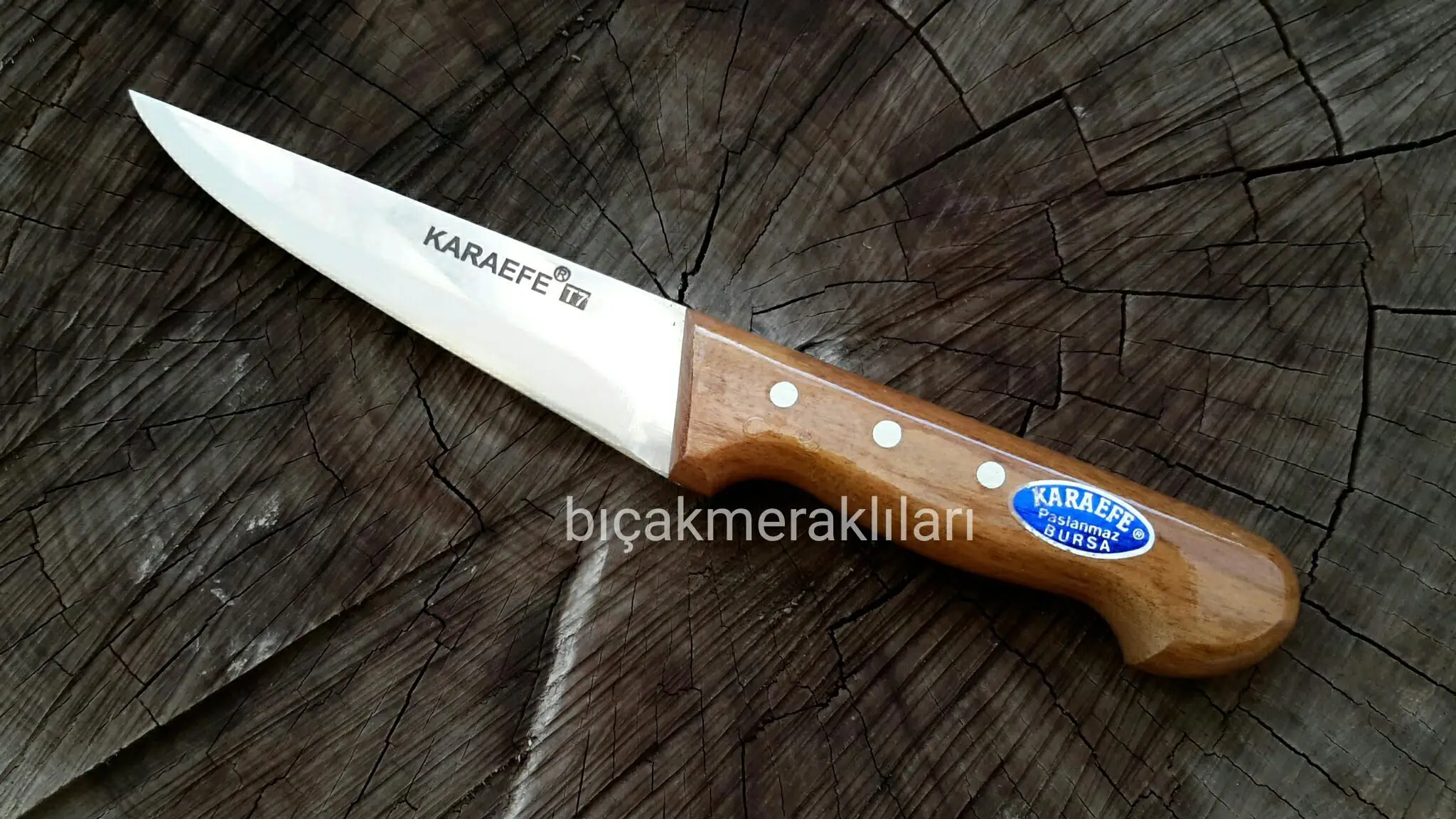 

Butcher or Kitchen Knife 2.5mm T7 Stainless Steel 27cm Total Length