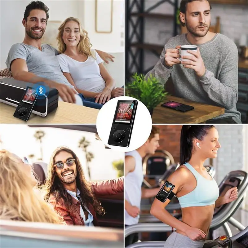 32 Гб MP4 плеер Bluetooth5.0 с 2 4 дюймов Большой Экран Встроенный динамик без потерь HiFi
