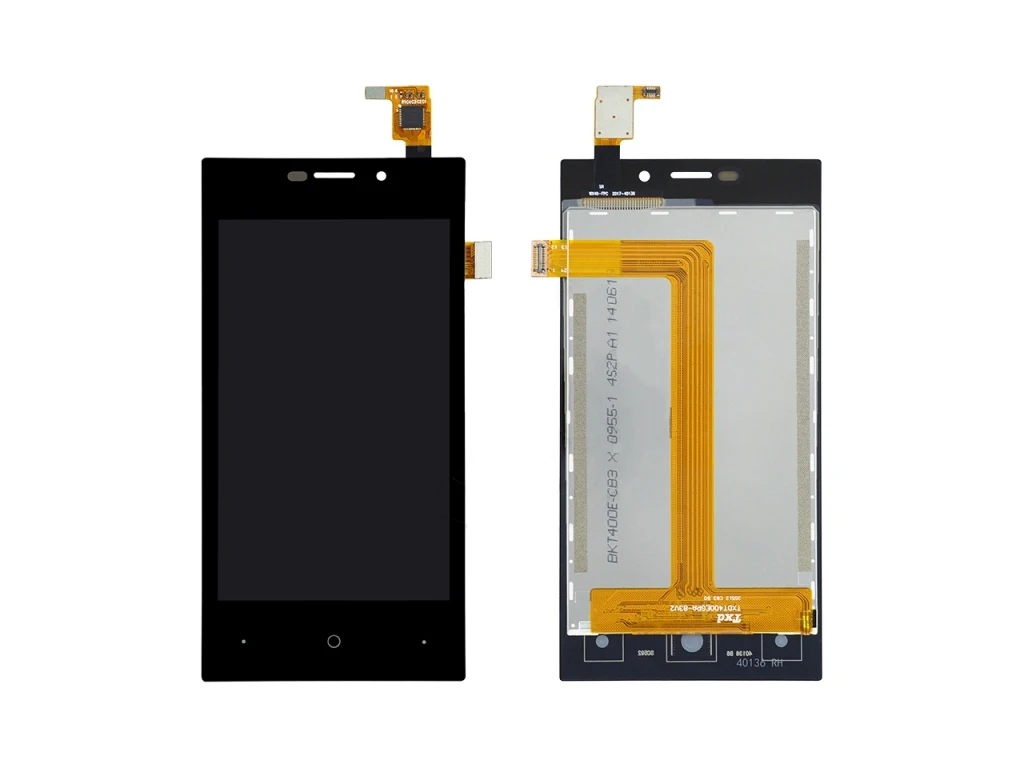 Display (screen) assembly with fingertip for Highscreen Zera F (Rev. s) Black | Mobile Phone Touch Panel
