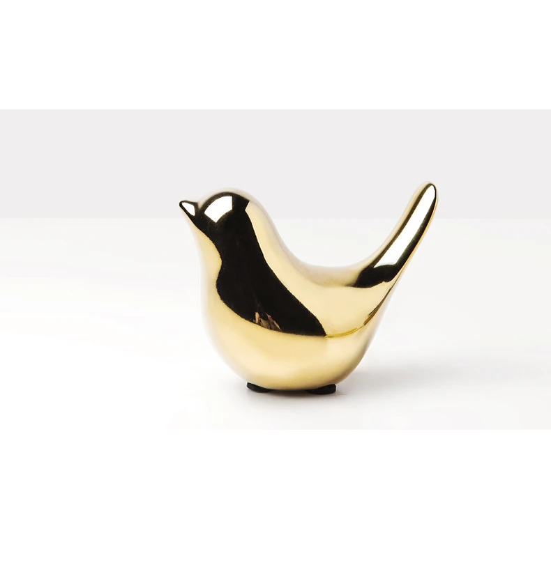 Золотые Птицы Маленькие скульптуры Декор для дома | Дом и сад