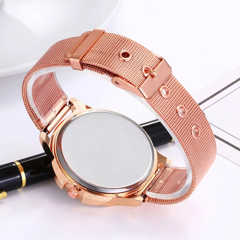 Женские кварцевые часы с римскими цифрами из нержавеющей стали | Наручные