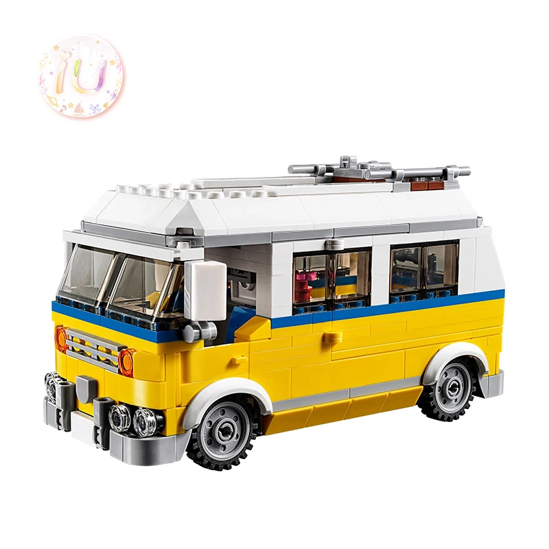 Legoings3-in-1 Sunshine Surfer Van set Model Building Blocks Compatible 31079 Birthday Gifts Toys For Children 391Pcs BELA 11047 | Игрушки и