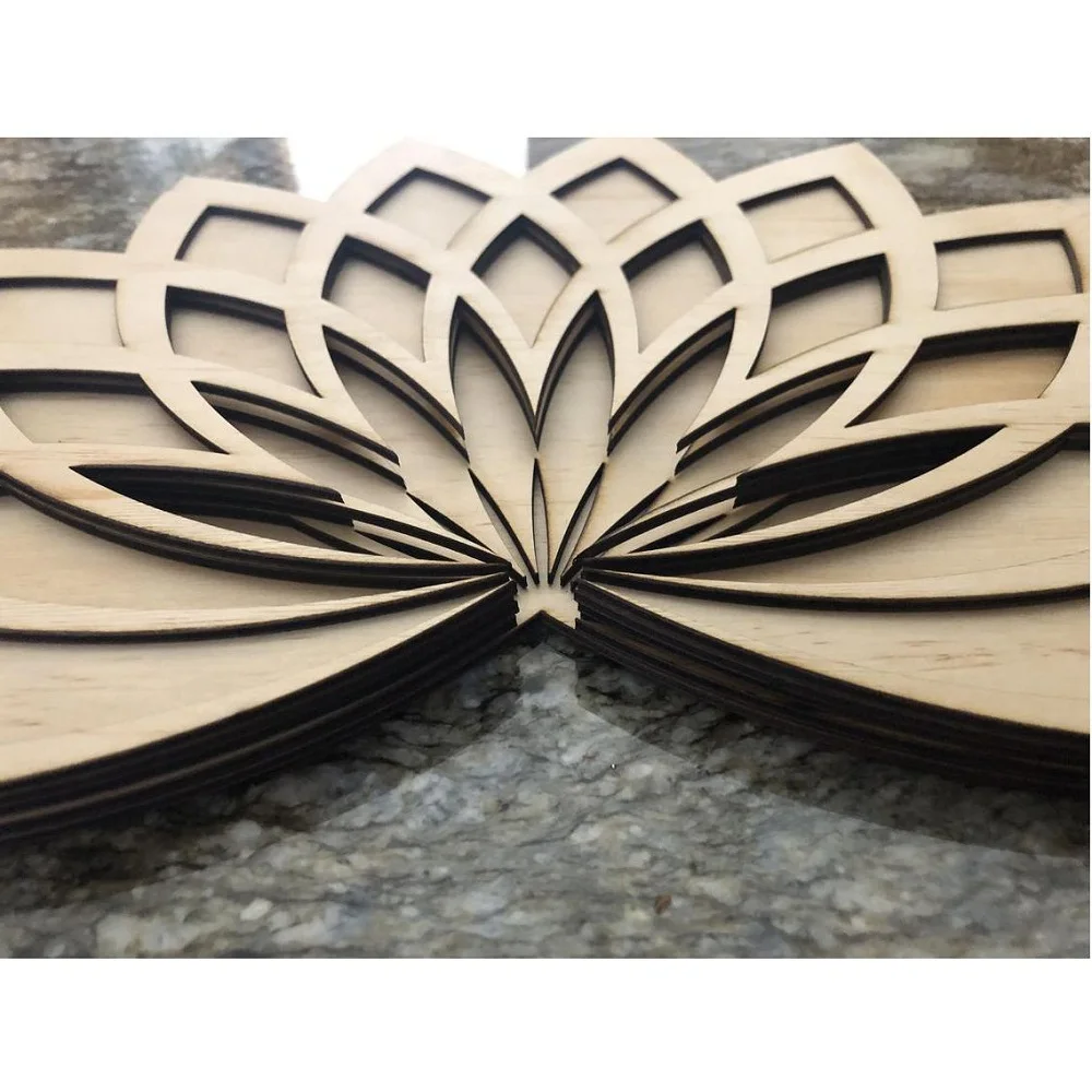 Цифровой файл подготовленный специально для лазерной резки многослойных