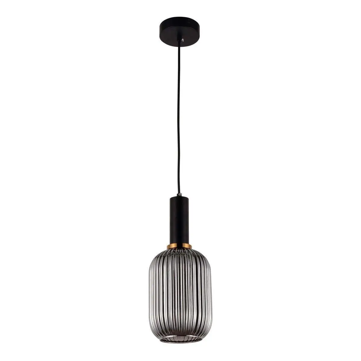 Подвесной светильник Lumina Deco Rico LDP 1218-1 GY+BK. Для гостиной. 60 Вт. 2400 лм. |