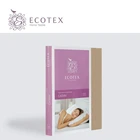 Простынь на резинке Сатин Ecotex 100% хлопок  200x200x23 см 