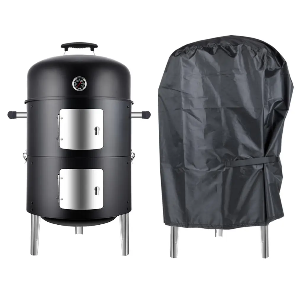 Бесплатная доставка 17 дюймов круглый противень для барбекю древесный уголь дыма