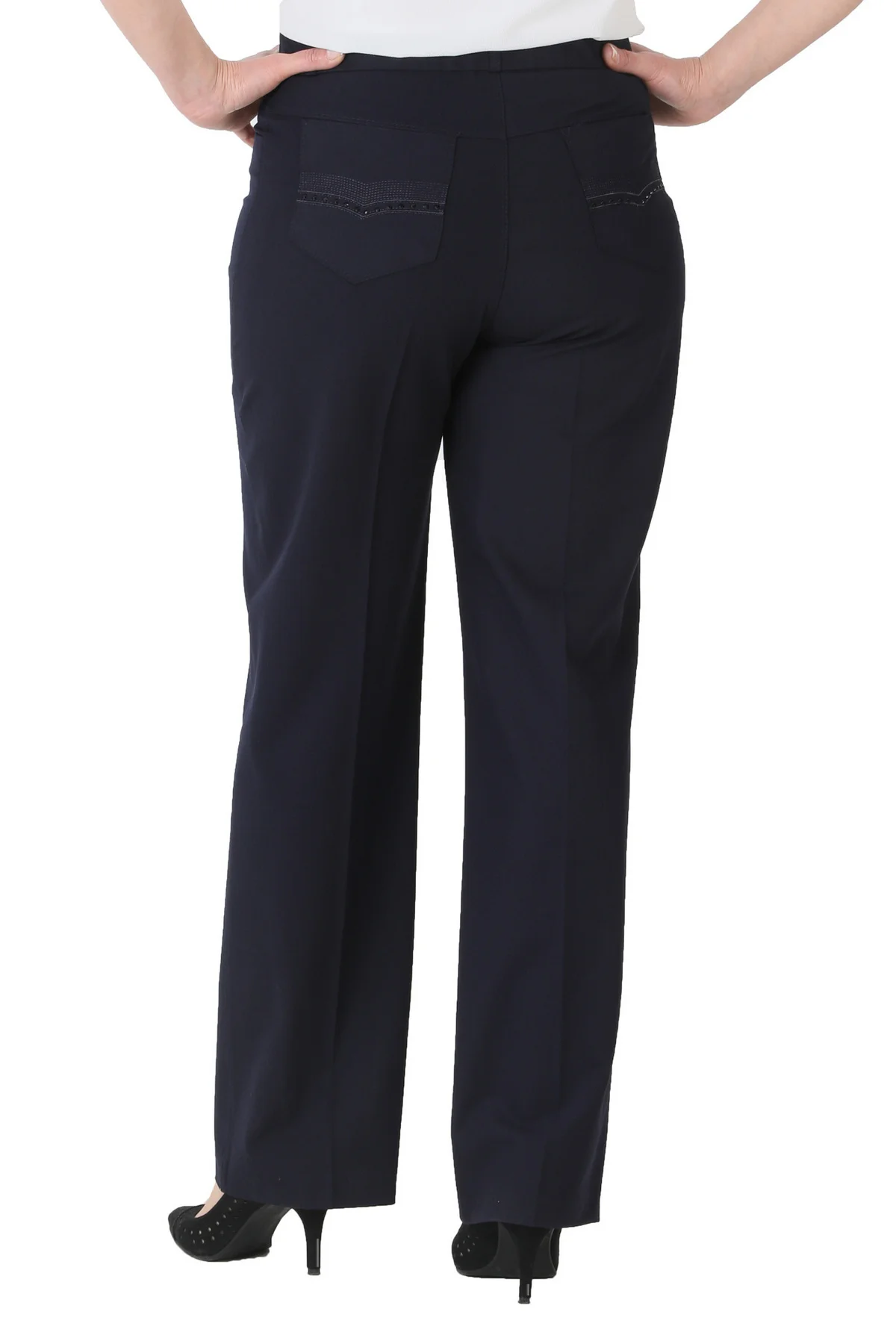 Women's Pants 2020 daily casual mould stylish plus size cloth trousers office pockets elegant high waist new season Made In Turkey