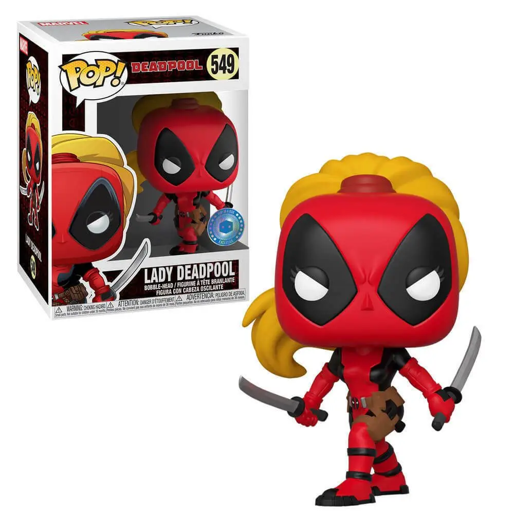 Фигурка Funko POP! Bobble: Леди Дэдпул (Lady Deadpool) (Exc)) Марвел: 80-летие первого появления (Marvel: