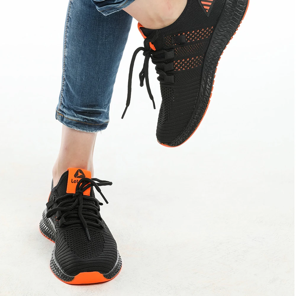 Мужская и женская обувь кроссовки унисекс повседневные тканевые черные