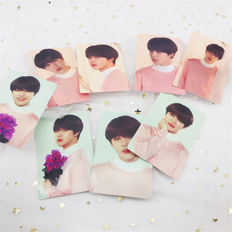 

kpop Store Bangtan Boys Love Yourself LOMO Cards Double Sides Post cards JIMIN JIN SUGA J-HOPE Fans Gifts