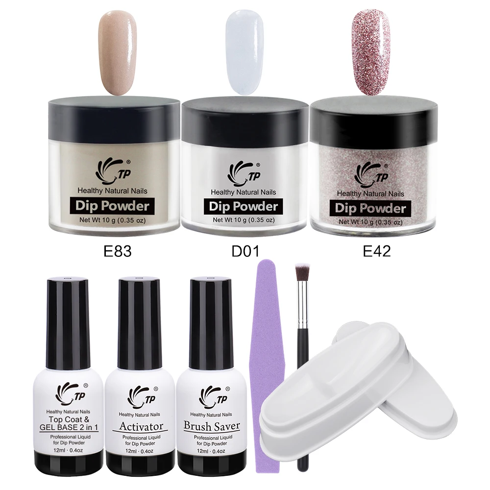 10 г набор порошков для ногтей французский сахар летний маникюрный поднос сухой