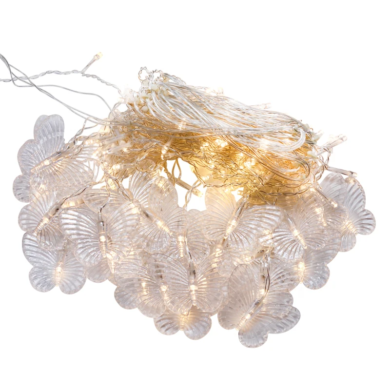 

LED Butterfly String Icicle Lights Wedding Proposal Room Decoration Luz