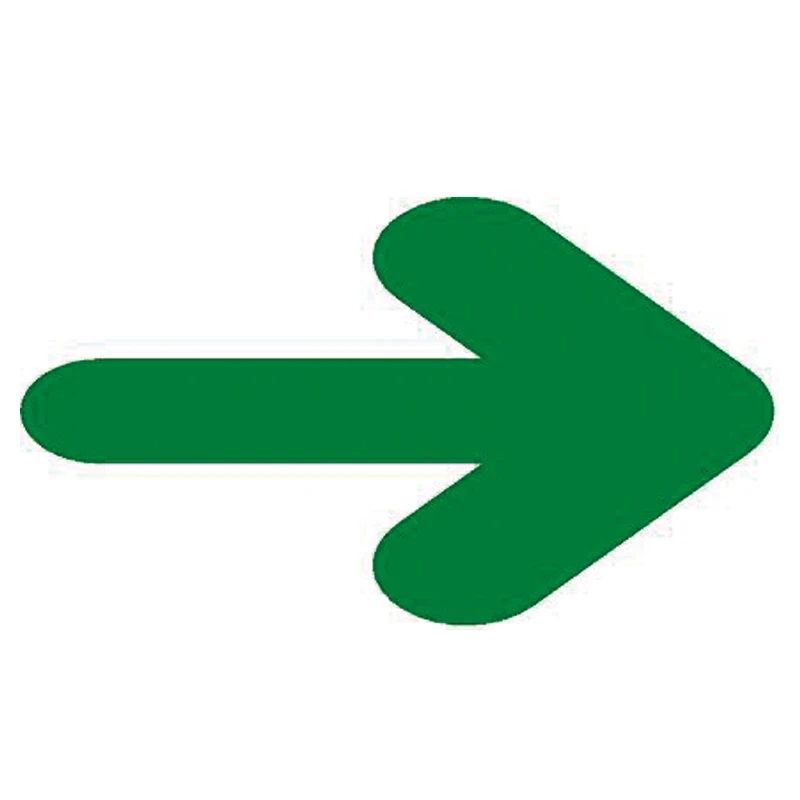 Напольная наклейка с нескользящей стрелкой набор из 10 наклеек для индикации