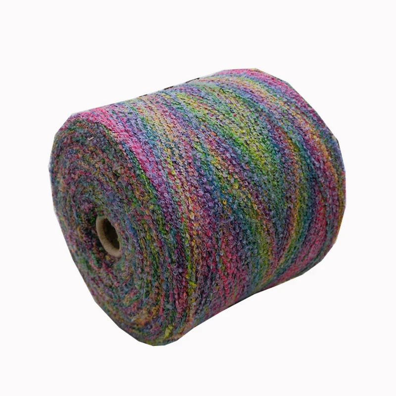 Пряжа из мягкой радужной шерсти 500 г/шарик пряжа для вязания крючком космическая