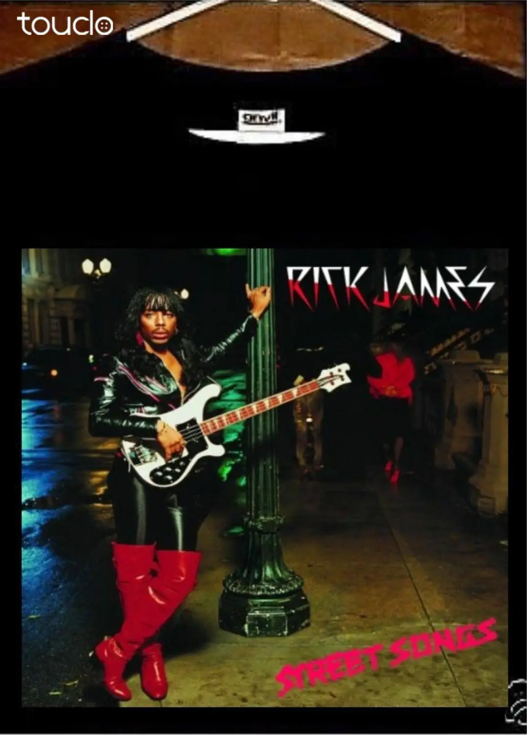 

Футболка Rick James; Футболка с альбомом Rick James Street Songs