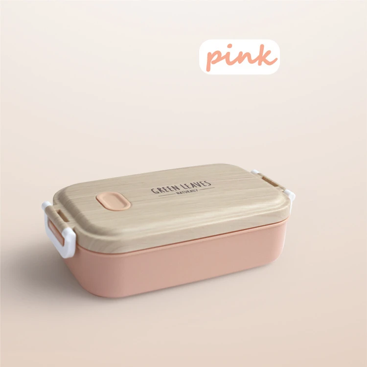 Pink Нержавеющая сталь Ланч-бокс для дома, офиса, кемпинга, туризма, герметичный портативный контейнер для еды, домашний офис школа студент, малыш, Bento box - Цвет: Pink