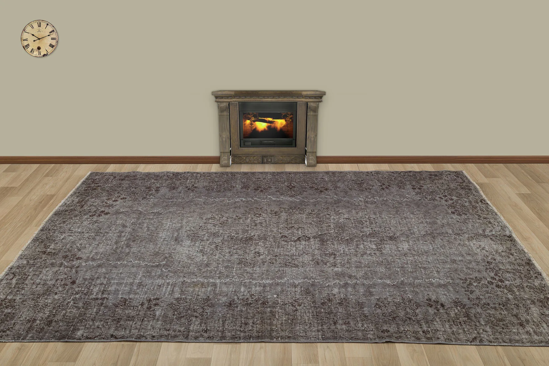 

Hand Woven Tumbled Carpet (7198)180x252
