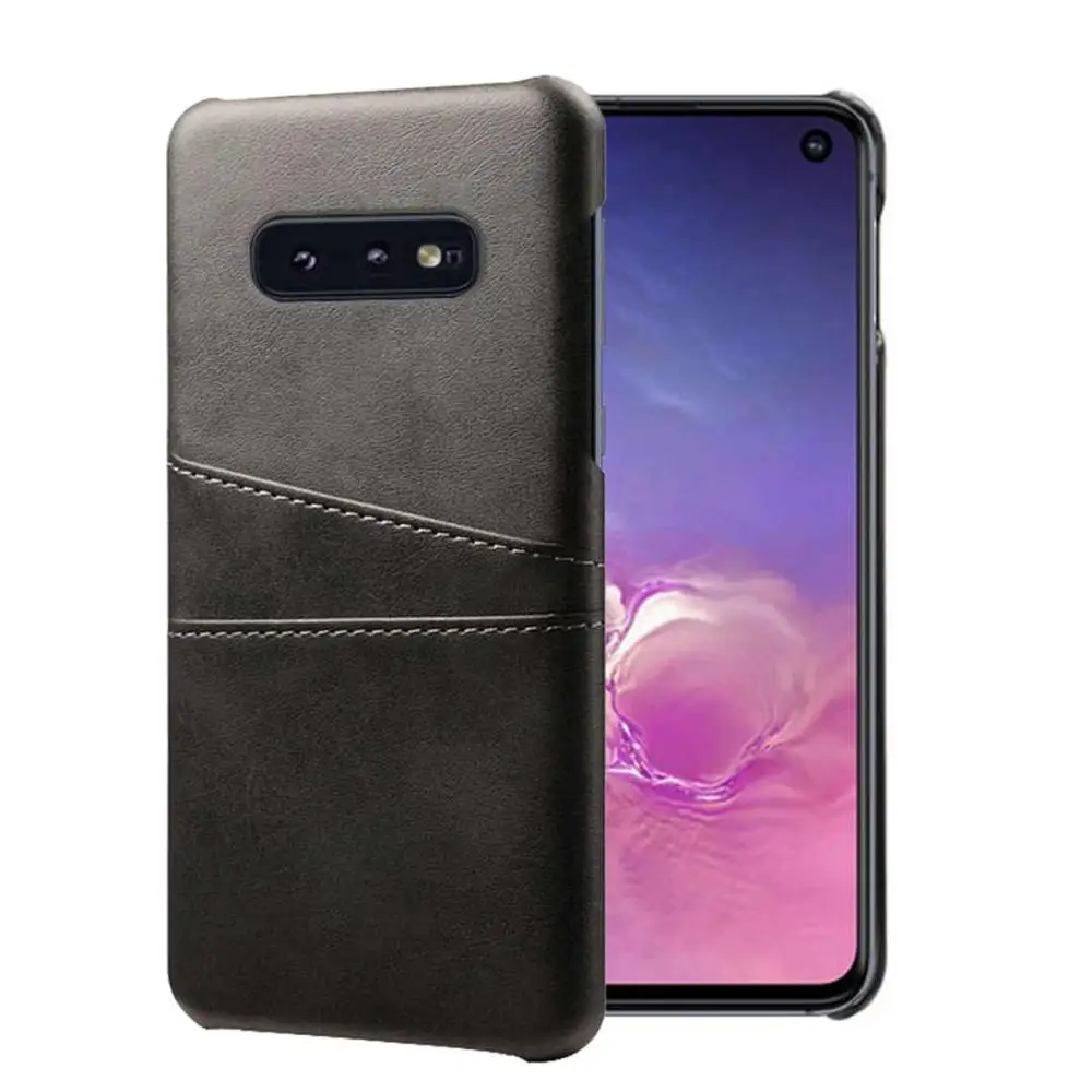 Luxury Leather Card Holder Phone Case For Samsung Galaxy S10 S10E Plus S9 S8 S7 Edge Note10 10 Pro Note9 8 Back Cover |