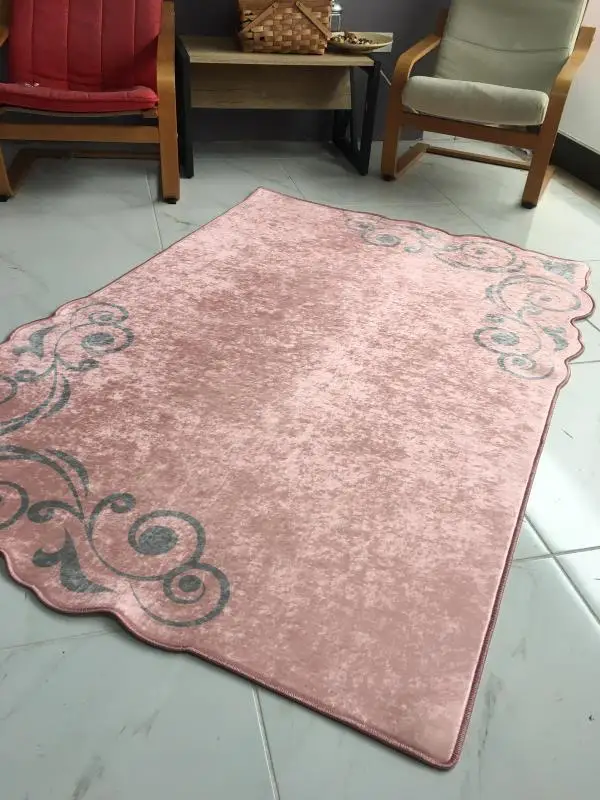 

Decorative Oriental Ornament Floor Non Slip Table Blanket Soft Door Mat Nursery Carpet for Living Room Home Indoor Runner