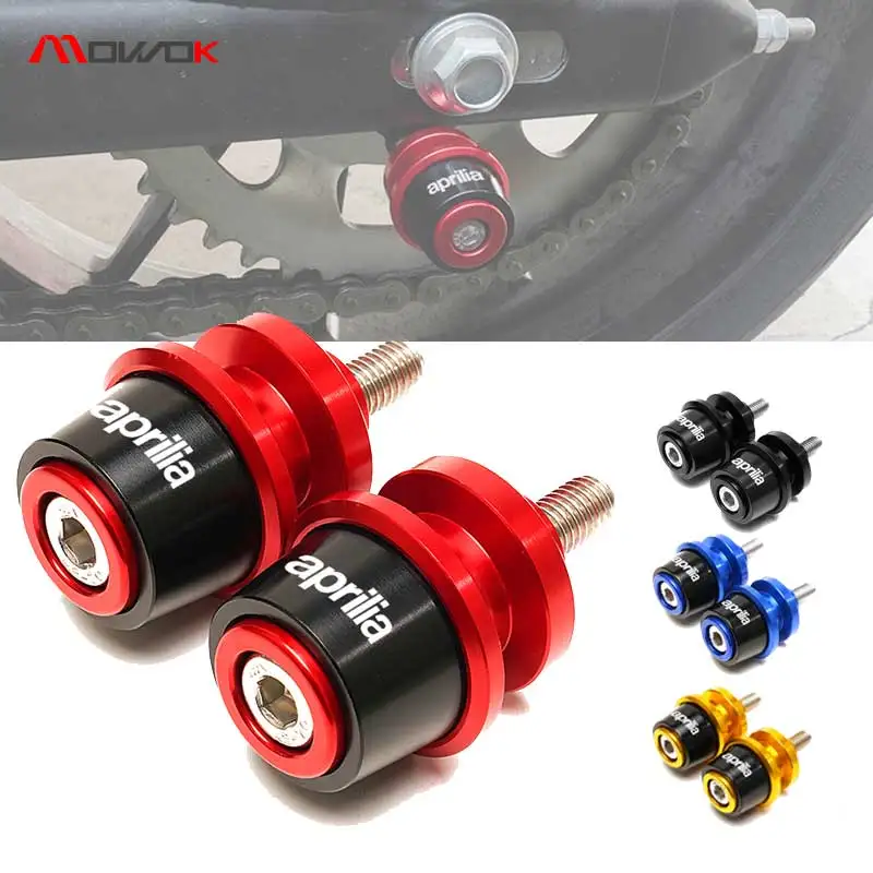 

For Aprilia Dorsoduro 1200 2013-2014 RSV 1000 R 2002-2008 Motorcycle CNC High quality Swingarm Spool Slider Stand Screws