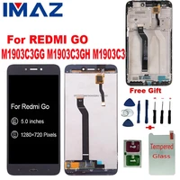 imaz original for xiaomi redmi go lcd screen displaytouch digitizer assembly for redmi go m1903c3gg m1903c3gh m1903c3 display