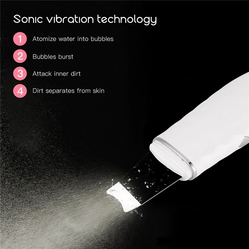 

Beauty Tools Electric Ultrasonic Massage Deep Cleaning Pore Cleanser Facial Cleansing Brushes Blackhead Removal Skin Scrubber
