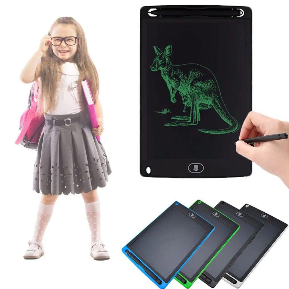 

Tablet 8 inch Writing tablet digital graphic drawing board creative writing drawing tablet for kids play with LCD screen blue