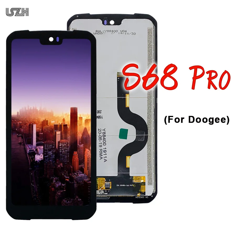 Заводская цена 5 9 ''Полный ЖК-дигитайзер Для Doogee S68 Pro дисплей с сенсорным