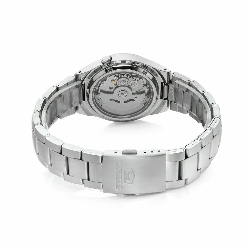 Мужские автоматические часы Seiko 5 SNK603K1 циферблат из синей стали 38 мм мужские с синим циферблатом браслет