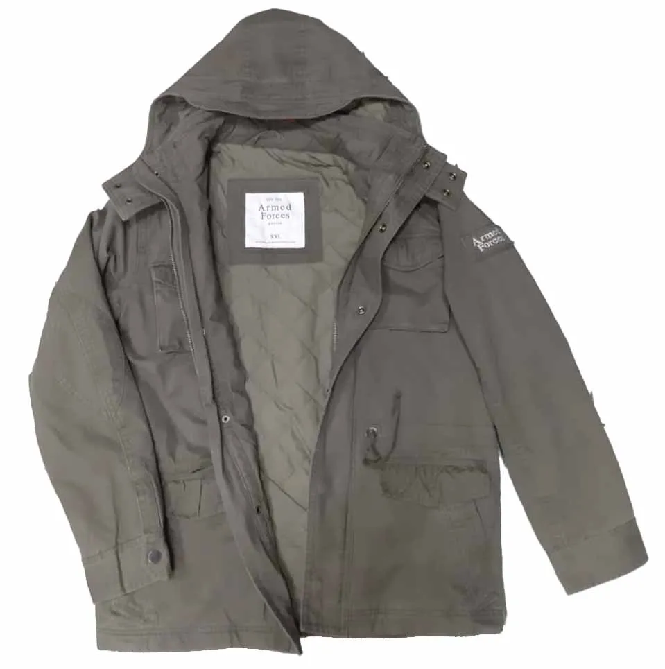 Куртка в стиле северных войск. серая ская | Спорт и развлечения