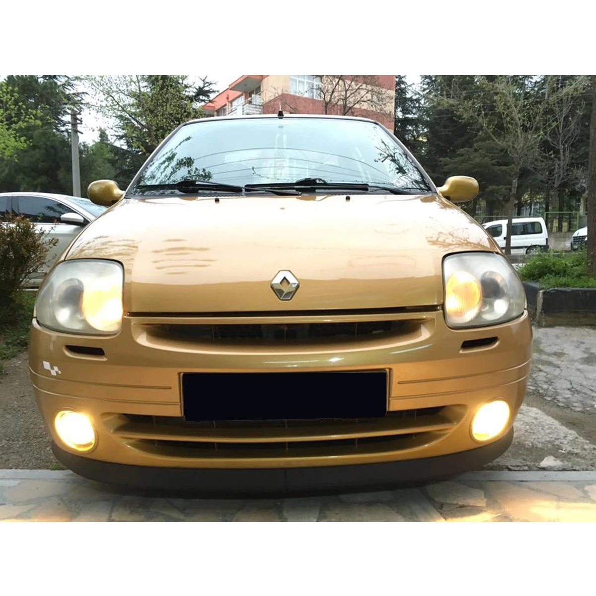 Для RENAULT CLIO 2 Astra H модель передний спойлер бампер для евро губ Универсальный шт.