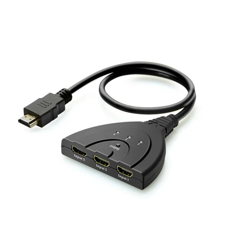 GCR Свитчер переключатель HDMI 3 x 1 1080p 60Hz к HD-телевизору, проектору или монитору