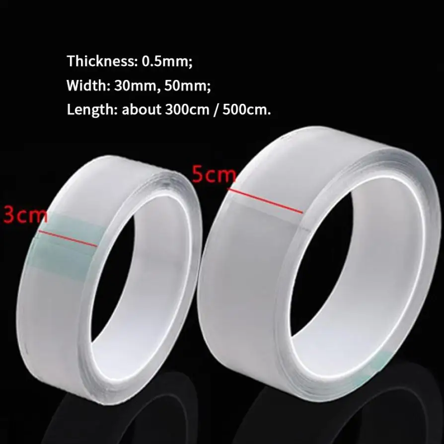 

3/5M Kitchen Sink Waterproof Mildew Strong Self-Adhesive Transparent Tape Bathroom Crevice Strip Seal Kitchen Supplies