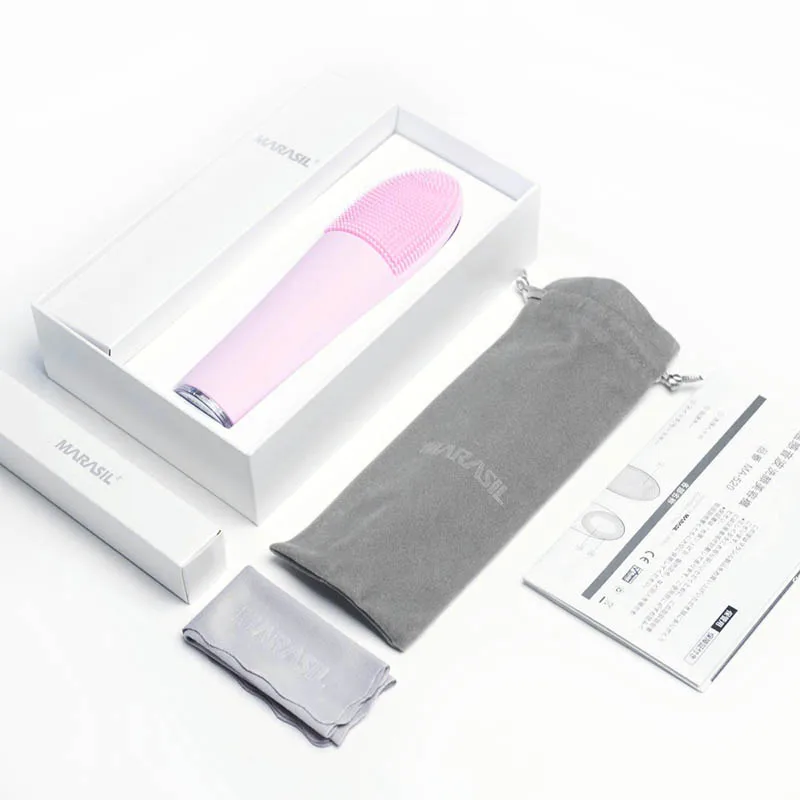 Ультразвуковая влагозащитная щетка для лица MARASIL DUA-FIT Silicone Face Cleansing Brush Facial Cleanser Pore