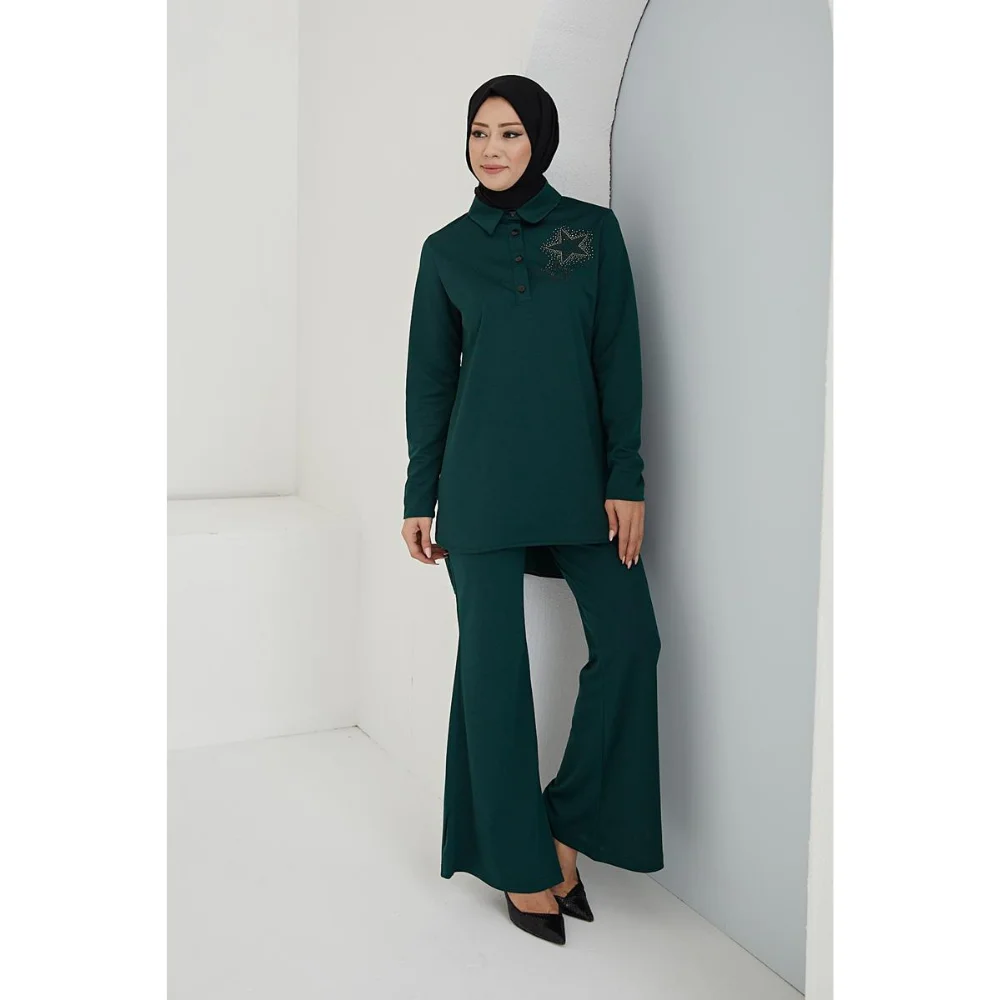 Star Detailed Spanish Leg Hijab Combined Trend Fashion Fast Delivery muslim dress women abaya kaftan modest dress abayas for wom