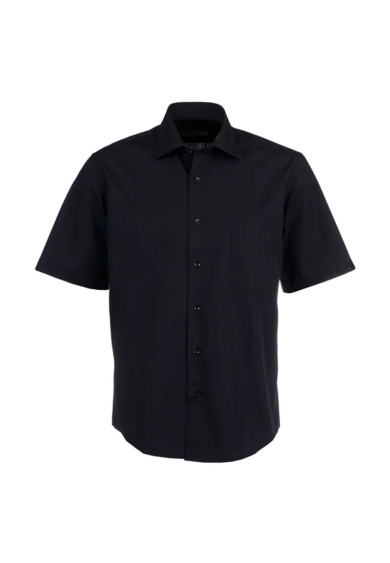 Купить Мужскую Черную Рубашку С Коротким Рукавом