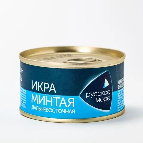 Икра минтая Русское море деликатесная Дальневосточная 130 г |