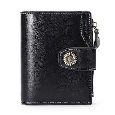 

2021 New Luxury Brand Red Black Small Mini Coin Purse Hasp Card Holder Lady Wallet Zipper Female Leather Buckle Shinning Colors