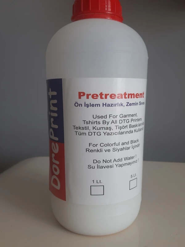 DTG Pretreatment Pre Treatment Fix Preparation Textile Garment Solution Liquid | Ink Refill Kits