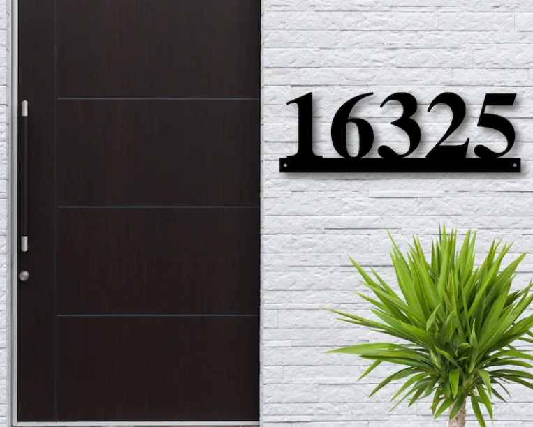 

Wood/acrylic Address Plaque for House,Address Number,Wood Address Sign,House Numbers,Address Sign Wood,Front Porch Address Sign